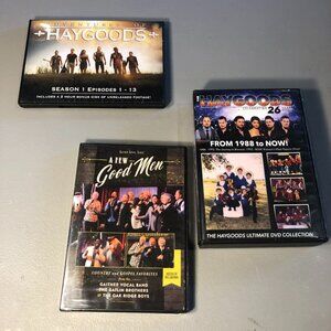 2x Haygoods DVDs & 1x A Few Good Men Country/Gospel Favorites Dvd